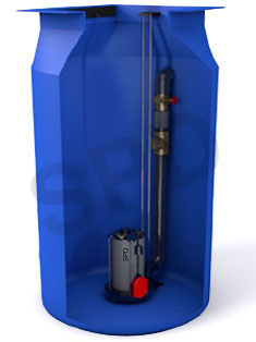  M1200s Single Pump Macerator Pumping Station (1200ltr)